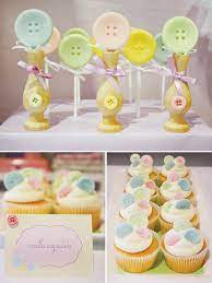 Cute As A Button Birthday Vintage Sewing Party Sewing Party Baby Shower Inspiration Baby Shower Fun