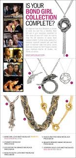 James Bond Casino Royale Algerian Love Knot 007 Bond Jewelry Love Knot Necklace Knot Necklace Casino Royale Hand Cuff Bracelet