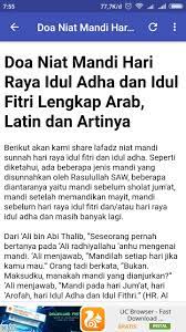 Niat Mandi Hari Raya For Android Apk Download