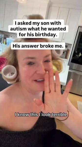 A mother asked her autistic son what he wanted for his birthday. His answer  broke her mum.😔😔😔😔, To any individual on the spectrum, your brain is  perfect. There's nothing wrong with you. You don't need ...