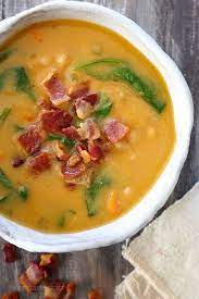 Navy Bean Bacon Soup Instant Pot Slow Cooker Recipe Bean And Bacon Soup Slow Cooker Soup Skinny Taste Recipes