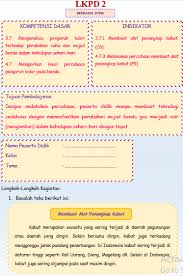 Dari ketiga komponen diatas hanya lkpd yang diserahkan pada peserta didik sementara lembar jawaban dan penilaian disimpan guru. Http Journal2 Uad Ac Id Index Php Fundadikdas Article Download 2684 Pdf