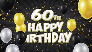 Gifs «happy birthday.» a selection of beautiful animation. 60th Happy Birthday Black Text Stock Footage Video 100 Royalty Free 1016370115 Shutterstock