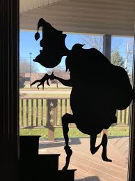 The Grinch Silhouette Decorate Your Window For Christmas How The Grinch Stole Chri Grinch Christmas Decorations Grinch Christmas Disney Christmas Decorations