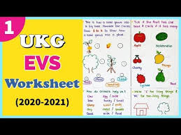 Evs Worksheet For Ukg Ukg Evs Worksheet Ukg Evs Syllabus Part 1 Youtube In 2020 Worksheets Syllabus Youtube