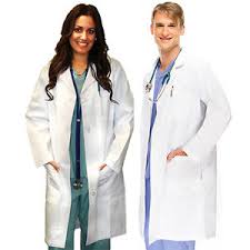 Details About Medical White Unisex Lab Coats Uniform For Men Women Lab Coat Long Sleeve Jacket