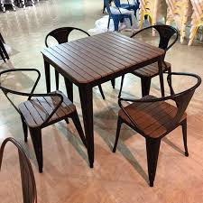 There are many new contemporary styles along with the famous classic metal frame chairs, such. Hot Sale Metal Cafe Table Set 1 Table 4 Chairs Buy Cafe Table Set Cafe Set Metal Table Set Product On Alibaba Com