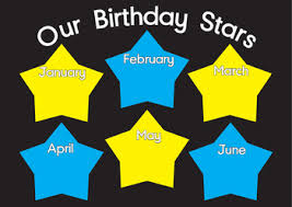 Birthday Star Chart