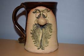 Peter Petrie Face Mug Signed 1974