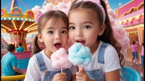 Cotton Candy, Cotton Candy, Sweet and Light