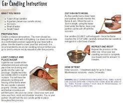 Ear Candling Instructions Ear Candling Ear Wax Candle Dry Skin Remedies