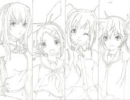 Vocaloid People Coloring Pages Coloring Pages Disney Coloring Pages