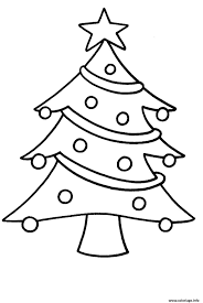 Sapin De Noel Facile Pour Enfants Coloriage Dessin Warna