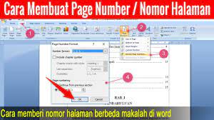Maybe you would like to learn more about one of these? Cara Membuat Page Number Makalah Di Word Nomor Halaman Youtube