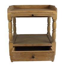 I designed this table because i kept losing my remote control and now there is a perfect shelf for it! Naturally Provinicial French Country One Drawer Bedside Table With Pull Out Shelf Temple Webster