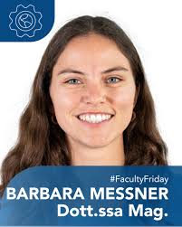 Liebe Studis, weiter geht's mit unserer Rubrik #FacultyFriday Heute ist Barbara  Messner an der Reihe, Teaching & Research Assistant in unserem Department.  ℹ️ Name: Barbara Messner ℹ️ Am MCI seit: September 2024