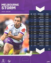 Melbourne storm coach craig bellamy this afternoon addressed the media at aami park in melbourne and delivered the following statement Melbourne Storm Revised 2020 Draw Snapshot Nrl