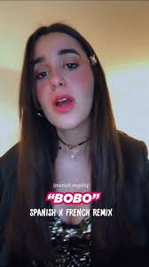 “Bobo” (Spanish x French cover)❤️‍🔥@mariahangeliqoficial #musiccover  #singing #french #bilingual #bilingualtiktok #reggaeton #cantantedetiktok  #fyp