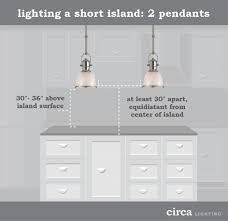 Place a short piece of tape across the long line to mark. How To Hang Pendant Lights Over An Island Diy E Interiors