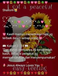 ( d) you were called to peace. Shallom V Kata Kata Penuh Berkat Facebook