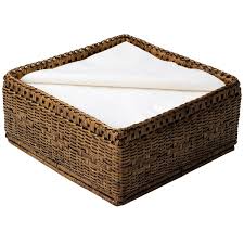 Oval stand 12.5 x 10 cm (5x4), height 8 cm (3,2) more wood table decor see here: Rattan Paper Napkin Basket Oka