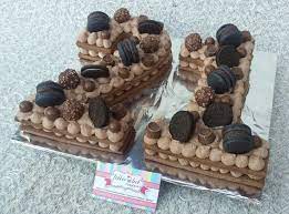 It's not midway through the year, and i thought it was about time to post a showstopper. Number 21 Chocolate Cream Tart With Black Macarons Oreos And Ferrero Rocher Chocolate Cream Tart Cookie Inspiration Cookie Decorating