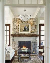 Beachstone Fireplace House And Home Magazine Stone Fireplace Designs Boston Living Room