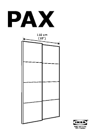 Read about the terms in the limited warranty brochure. Pax Wardrobe With Sliding Doors White Auli Mirror Glass Ikeapedia