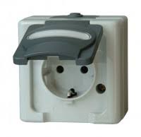 Feuchtraum aufputzsteckdose schalter steckdosen außenbereich aufputz ip44 250v. Kopp Kombination Steckdose Schalter Blue Electric Wechselschalter Ap 130856009
