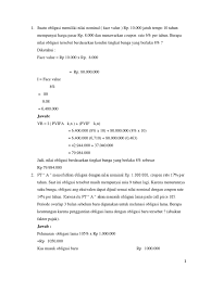 Contoh Soal Obligasi