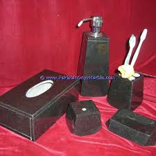 5 out of 5 stars. Jet Black Marble Bathroom Accessories Set Jet Black Tumbler From Pakistan Stonecontact Com