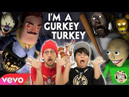 Fgteev I M A Gurkey Turkey Feat Mike Bendy Baldi Granny Neighbor Official Music Video Youtube Youtube Songs Music Videos Youtube Videos Music