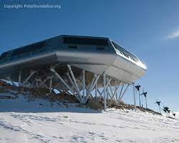 De prinses elisabethbasis op de zuidpool werd ingehuldigd in 2009. Princess Elisabeth Station In The Antarctic Menerga