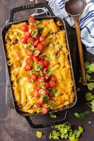 How to make mexican mac and cheese with tomato sauce. Mexican Mac And Cheese Baked Macaroni And Cheese Video