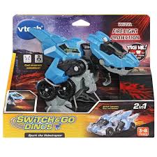 vTech Switch & Go Dinos Spark the Velociraptor - Converts from Dinosaur to  Car | eBay