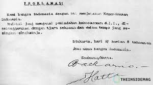Adapun pembacaan proklamasi kemerdekaan indonesia dilaksanakan pada jumat, 17 agustus 1945, jam 10.00 wib. Teks Proklamasi Isi Perbedaan Makna Pembacaan Lengkap