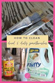 How To Clean Paint Brushes With Dried Paint In 2020 Cleaning Paint Brushes Small House Decorating Decorating Tips