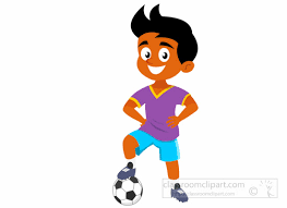 Browse this featured selection from the web for use in websites, blogs, social media and your other products. Soccer Clipart Boy Football Player Standing With Football Clipart 6830 Classroom Clipart