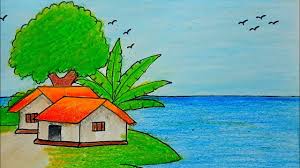 How To Draw Easy Scenery How To Draw A Beautiful Village Scenery Step By Step Youtube I'll also demonstrate how to transform your characters by making simple changes of line. how to draw easy scenery how to draw a beautiful village scenery step by step