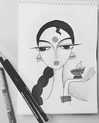 Abstract Art Black And White Drawings Easy Couldn T Resist Sharing This In Black And White Abstract Pencil Drawings Indian Art Paintings Art Drawings Sketches Pencil