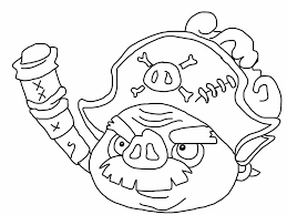 Angry Birds Epic Coloring Page Pirate Pig Bird Coloring Pages Coloring Pages Star Wars Colors