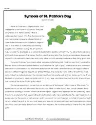 The symbol of irish heritage was believed to have been used by st. Fillable Online Symbols Of St Patrick S Day Super Teacher Worksheets Fax Email Print Pdffiller