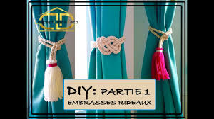 Mon embrasse de rideau elodystyle. Diy Comment Fabriquer Des Embrasses Rideaux Pompon Noeud Double Huit 2 Astuces Youtube