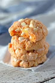 Drop from a teaspoon onto an ungreased cookie sheet. Creamsicle Orange Cake Mix Cookies Kitchen Fun With My 3 Sons
