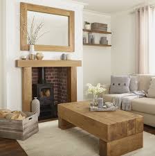 Oak Fire Surround Banbury Solid Rustic French Beam Oak In Home Furniture Diy Fireplaces Oak Furniture Living Room Country Living Room Cosy Living Room
