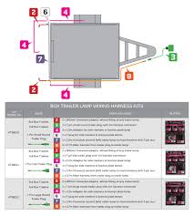 4 wire tail light diagram. Trailer Light Wiring Harness For Box Trailers Click N Tow Kt Blog