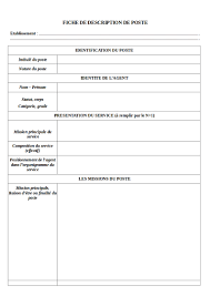 Check spelling or type a new query. Fiche De Poste Element Cle De L Entretien Professionnel Sgen
