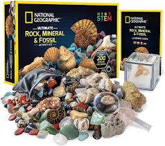 Reportajes y fotografías de naturaleza, ciencia, historia, viajes y aventura. Amazon Com National Geographic Rocks Fossils Kit 200 Piece Set Includes Geodes Real Fossils Rose Quartz Jasper Aventurine Many More Rocks Crystals Gemstones Toys Games