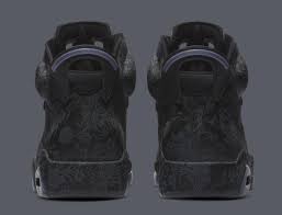 This air jordan 6 dressed luxurious black and metallic gold color scheme.and featuring a black nubuck upper with metallic gold accents atop a translucent outsole. Where To Buy The Air Jordan 6 Singles Day House Of Heat