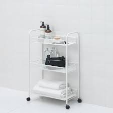 Hornavan Cart White Ikea In 2020 Bathroom Trolleys Ikea Bathroom Cart